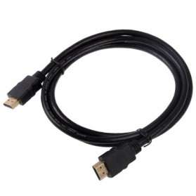 FSU High Speed HDMI to HDMI Cable OD7.3mm Gold Plated 4K 2 Meter - HD101 - Black - 1