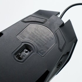 Taffware Mouse Gaming LED RGB 1000 DPI - M618 - Black - 4