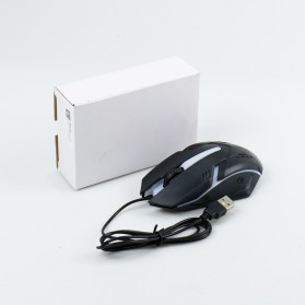 Taffware Mouse Gaming LED RGB 1000 DPI - M618 - Black - 7