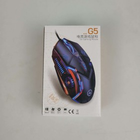 Yindiao Mouse Gaming LED RGB 3200 DPI Silent Version - G5 - Black - 9