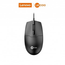 Lenovo Lecoo Mouse Wired Optical 1600DPI - MS101 - Black