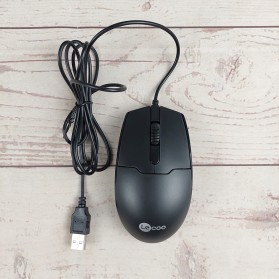 Lenovo Lecoo Mouse Wired Optical 1600DPI - MS101 - Black - 2