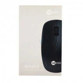 Lenovo Lecoo Mouse Wireless Optical 2400DPI - WS203 - Black - 4