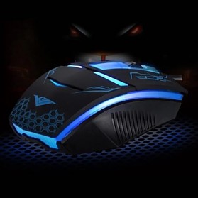 Rajfoo Terminator Professional Gaming Mouse 1600 DPI - Black - 3