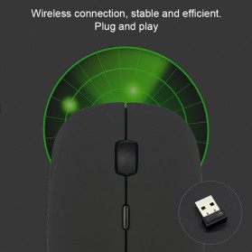 BUBM Wireless Optical Mouse 2.4G - WXSB (ORIGINAL) - Black - 6
