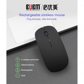 BUBM Wireless Optical Mouse 2.4G - WXSB (ORIGINAL) - Black - 11