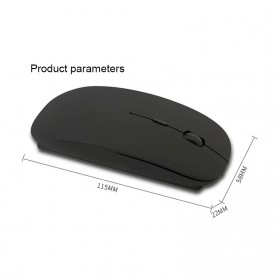 BUBM Wireless Optical Mouse 2.4G - WXSB (ORIGINAL) - Black - 12
