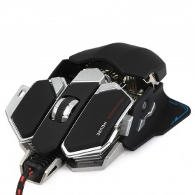 LUOM G10 Mouse Gaming LED Optical 4000 DPI - Black - 2