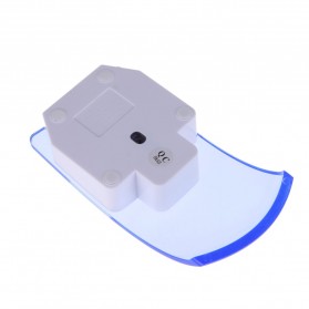 Mouse Wireless Optical Transparan - Blue - 4