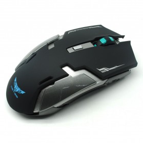 Geyes Gaming Mouse Wireless 1600 DPI - Black - 1