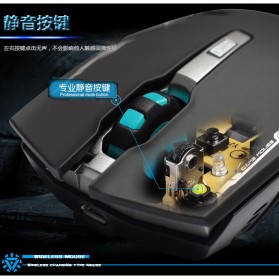 Geyes Gaming Mouse Wireless 1600 DPI - Black - 10