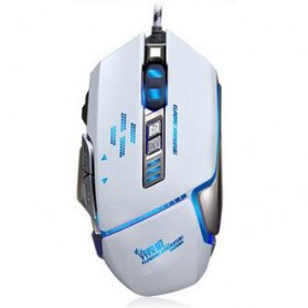 RAJFOO Gaming Mouse Laser - Model 5 - White - 1