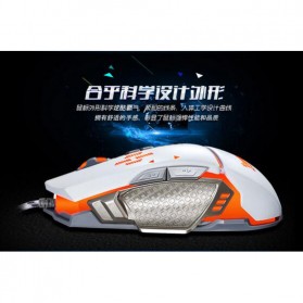 RAJFOO Gaming Mouse Laser - Model 5 - White - 5