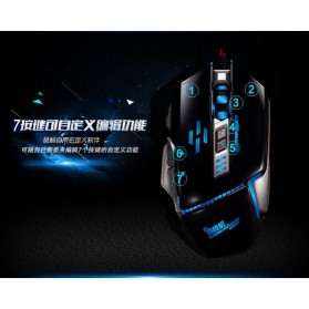RAJFOO Gaming Mouse Laser - Model 5 - White - 7