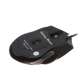 iMice Mouse Gaming USB 3200 DPI dengan LED RGB - X13 - Black - 8