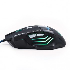 iMice X7 Dark Knight Gaming Mouse RGB LED 5500DPI - Black - 4