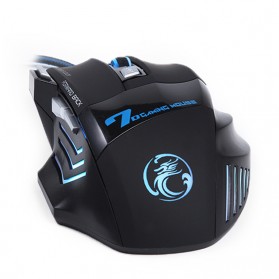 iMice X7 Dark Knight Gaming Mouse RGB LED 5500DPI - Black - 5