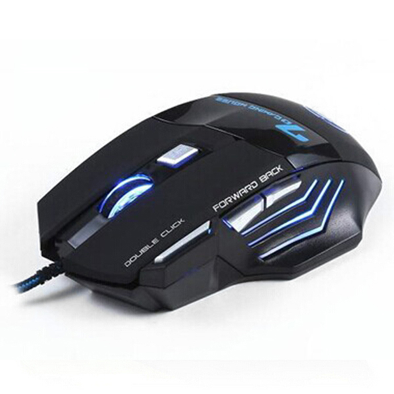 iMice X7 Dark Knight Gaming Mouse RGB LED 5500DPI - Black
