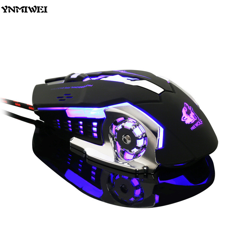 Mouse Gaming Macro 4000DPI Black