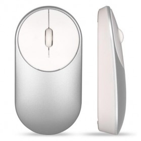 Ergonomic Minimalist Wireless Optical Mouse - Silver - 4