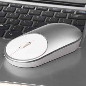 Ergonomic Minimalist Wireless Optical Mouse - Silver - 6