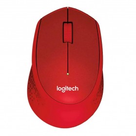 Logitech Silent Plus Wireless Mouse - M331 - Red