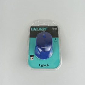Logitech Silent Plus Wireless Mouse - M331 - Blue - 10
