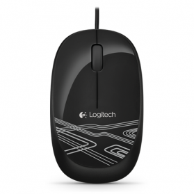 Logitech Wired Mouse - M105 - Black - 1