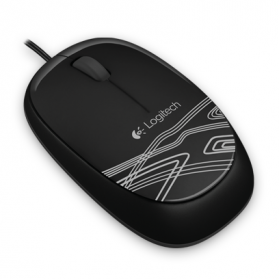 Logitech Wired Mouse - M105 - Black - 3