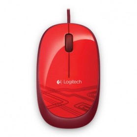 Logitech Wired Mouse - M105 - Red - 1