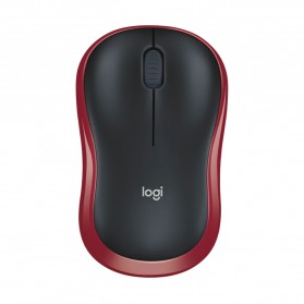 Logitech Wireless Mouse - M185 - Red