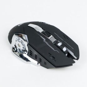 T-WOLF Wireless Gaming Mouse LED Light 2400 DPI - Q13 - Black - 2