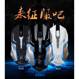 Leopard Mouse Gaming LED RGB 1600 DPI - K1 - Black - 6