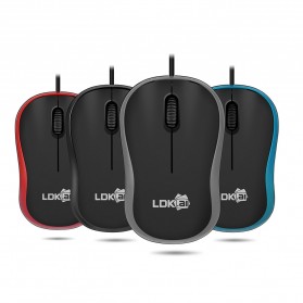 LDKAI Mouse Wired Optical - D1 - Black - 2