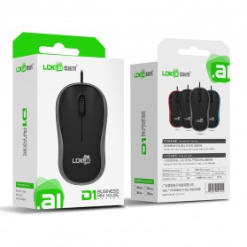 LDKAI Mouse Wired Optical - D1 - Black - 4