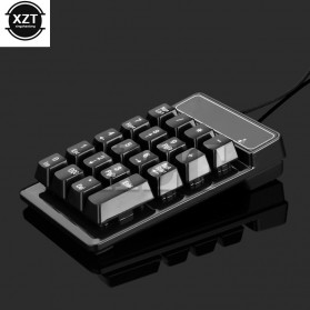 XZT Gaming Numeric Keypad Numpad USB - XZT123 - Black