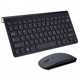 Kimsnot Wireless Keyboard Mouse Combo 2.4G - JP106 - Black - 1