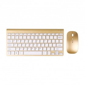 Kimsnot Wireless Keyboard Mouse Combo 2.4G - JP106 - Golden