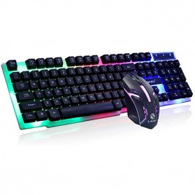 Limeide Combo Gaming Keyboard RGB with Mouse - GTX300 - Black