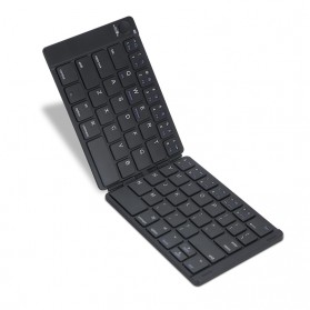 Avatto Wireless Keyboard Lipat Folding iOS Android Windows - A17 - Black
