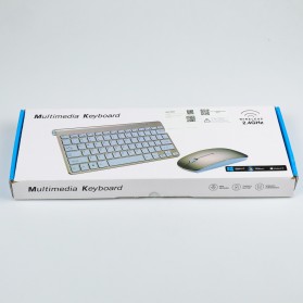 Kimsnot Wireless Keyboard Mouse Combo 2.4G - JP106 - Black - 9