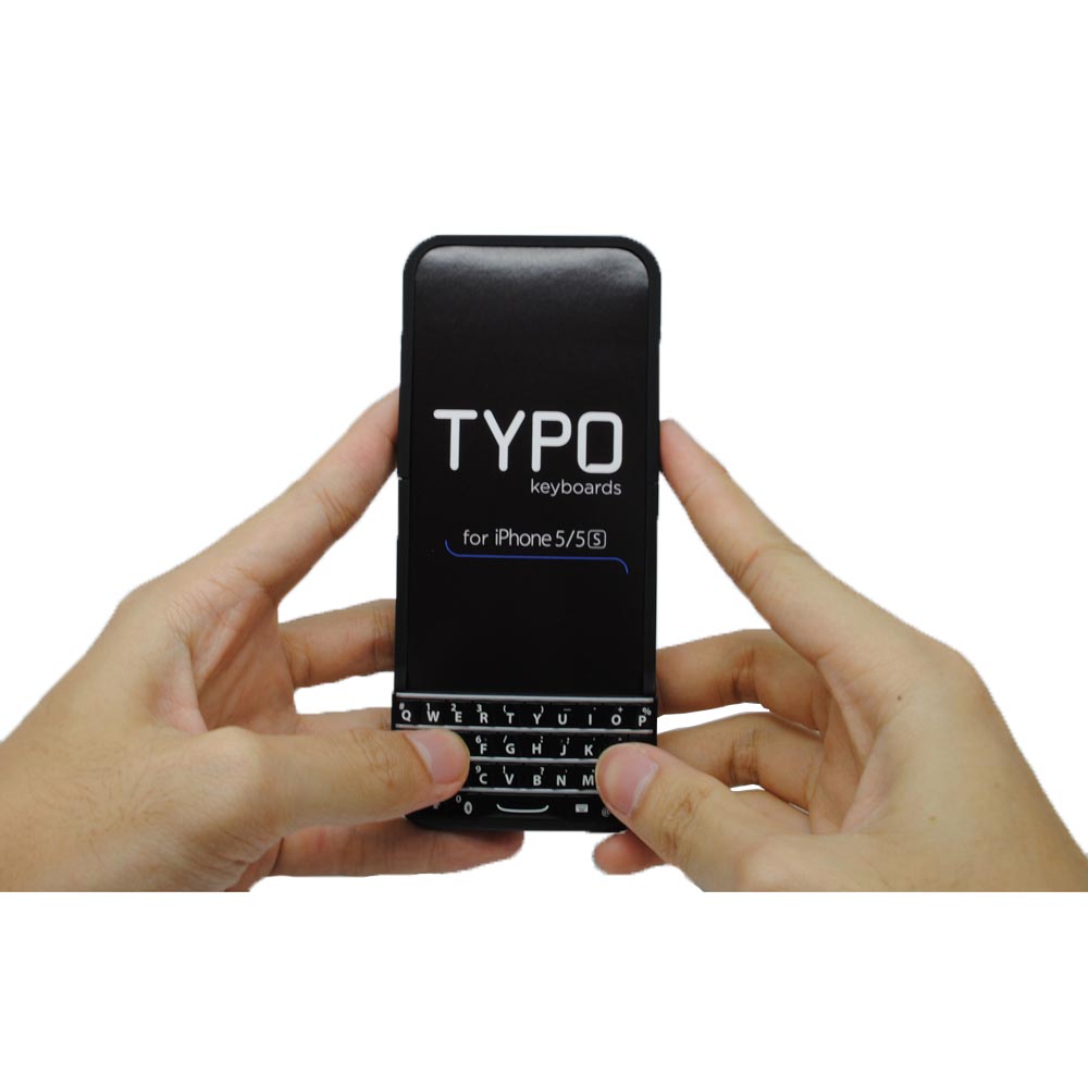 Typo Keyboard Case for iPhone 5/5s/SE - Black 
