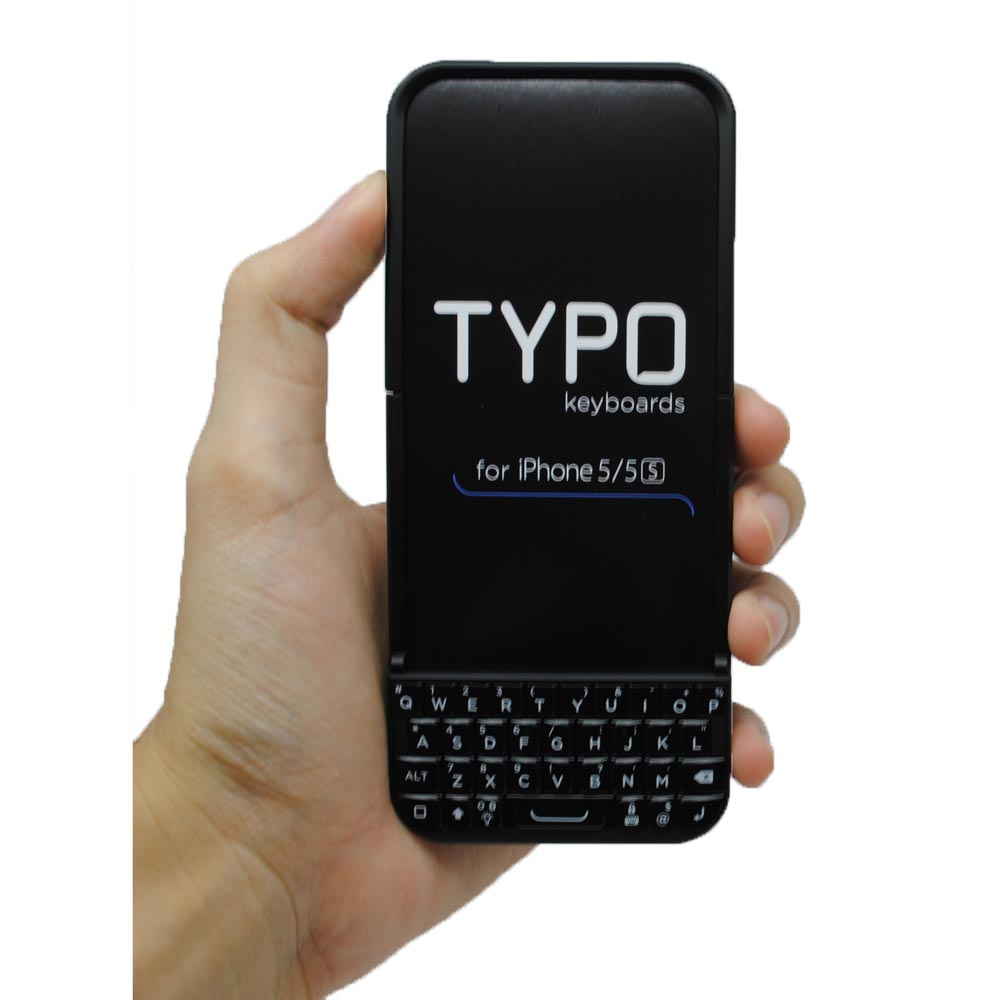 Typo 2 Keyboard Case QWERTY for iPhone 5/5s/SE - Black 