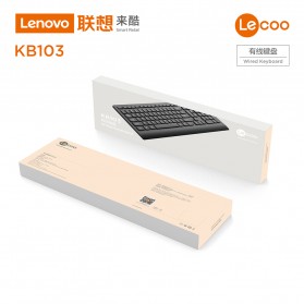 Lenovo Lecoo Keyboard Wired - KB103 - Black