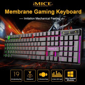 iMice Gaming Keyboard RGB Backlit - AK-600 - Black
