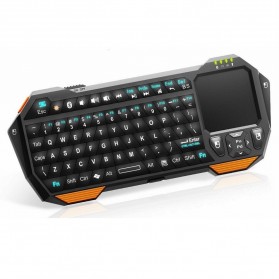 QQ Keyboard Bluetooth Mini dengan Touchpad & Mouse - Black - 2