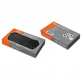 QQ Keyboard Bluetooth Mini dengan Touchpad & Mouse - Black - 9