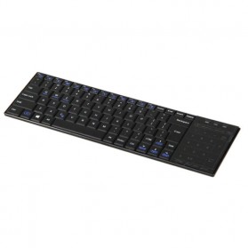 AVATTO Bluetooth Keyboard Dengan Mouse Pad & Touch Numpad - BT10 - Black