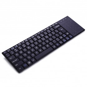 AVATTO Bluetooth Keyboard Dengan Mouse Pad & Touch Numpad - BT10 - Black - 2