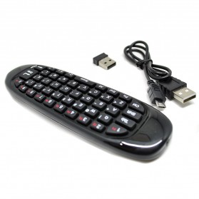 Mini Wireless Air Mouse Keyboard 2.4GHz - Black - 1